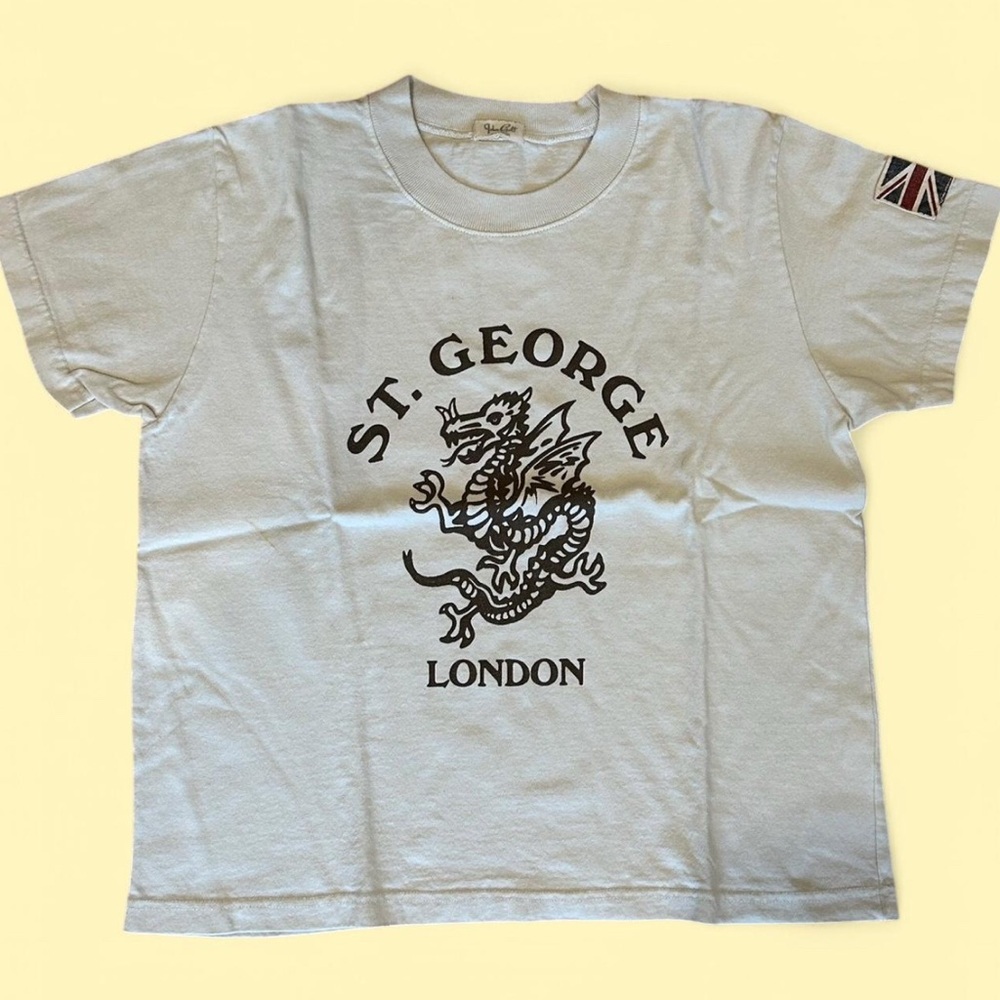 Brandy Melville White St. George Dragon Tee